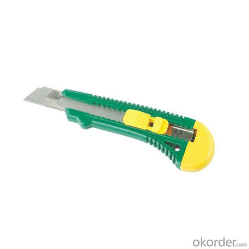 Plastic Coated Zinc Alloy Utility Knife High Quality System 1