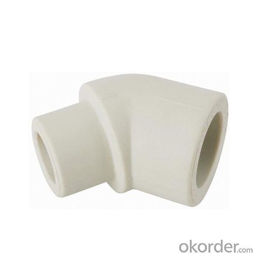 Plastic Compression PPR Elbow 45 Degree Internal/External Pipe Fitting System 1