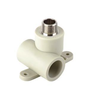 PPR Elbow Plastic Fitting Tee with Tap Connector Male System 1