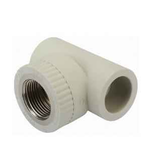 PPR Female Threaded Tee Elbow Plastic Pipe Fittings System 1