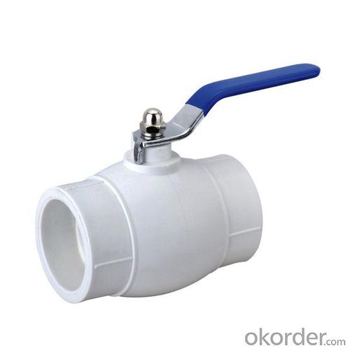 20mm PPR Ball Valve with Steel Ball High Quality Plastic Pipe Fittings System 1