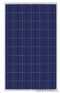 CE and TUV Approved 110W Poly Solar Panel