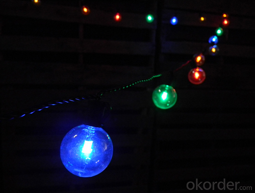 A15 G50 S14 Outdoor Patio String LED Globe String Lights System 1