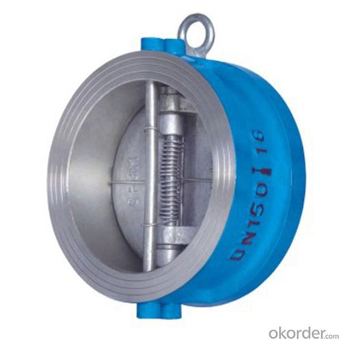 CHECK VALVE WAFER TYPE DUAL PLATE DUCTILE IRON DN40- DN800 System 1