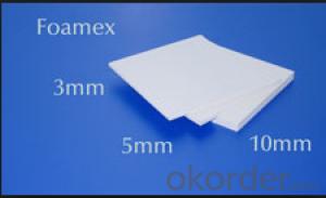 PVC Foam Sheets are made from high quality PVC Resins,durability in industrial applications