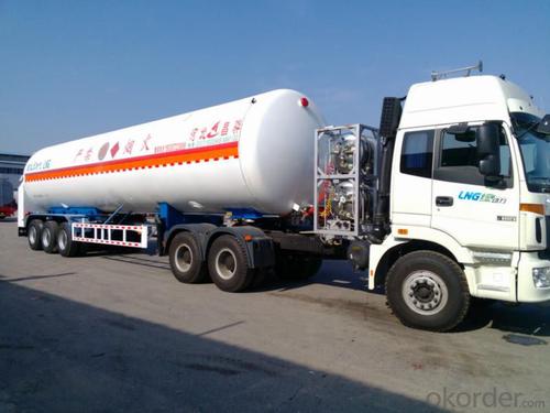 ASME/GB150 LNG Cryogenic Liquid Lorry Tanker System 1
