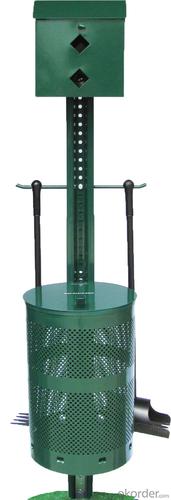 Dog Products Metal Dog Waste Station for Homeowners or Small Animal Clinic System 1