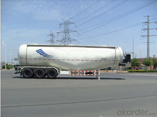 Cement Tanker Semi Trailer with 60 Cubic Meters System 1