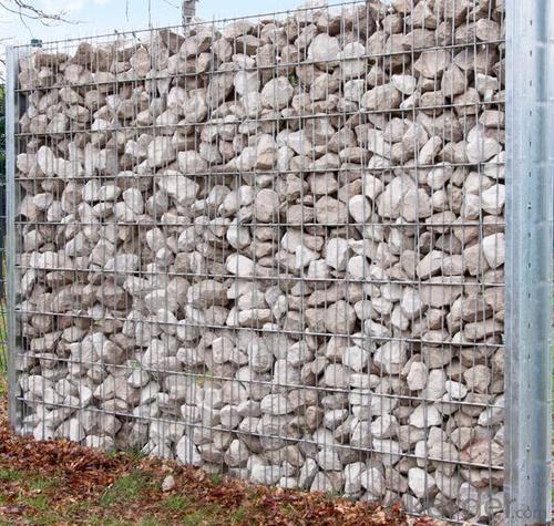 Welded Gabion Cage Retaining Gabion Wall / Gabion Cage System 1