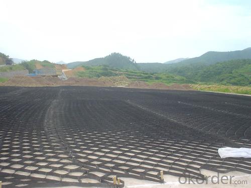 Acetex Geotextile China Smooth and Textured Perforated HDPE Geocell, Cellular Confinement System System 1