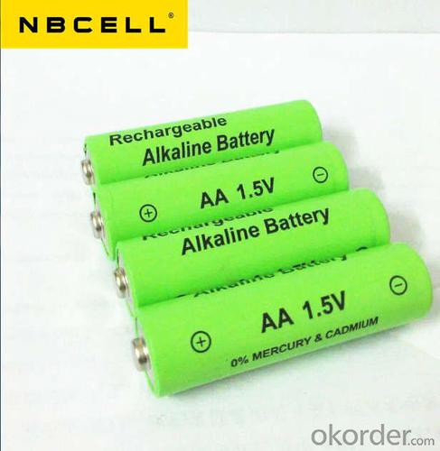 1.5V Rechargeable alkaline battery AA LR6 System 1