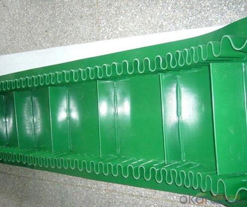 PVC Conveyor Belt with Skirt Sdewall,Cleat,PVC Rope System 1