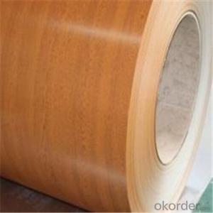 Wooden Pattern Printed Prepainted PPGL Steel Coils