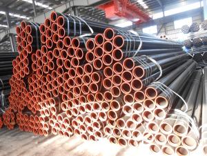 Seamless steel pipe for oil transportation