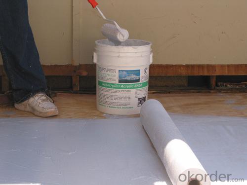 Rpet Stitchbond Polyester Mesh, Acrylics and Asphalt for Roof Waterproofing Systems System 1