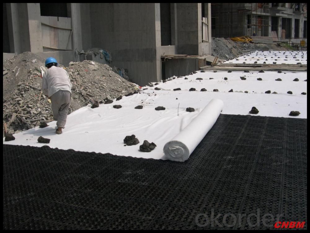 Woven Geotextile 200g m2 Non Woven Geotextile 300g m2 real-time