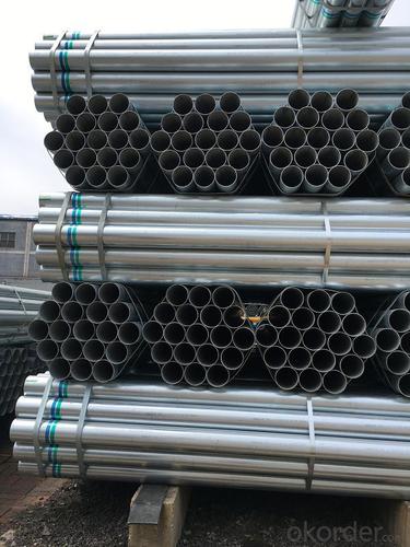 Hot dip galvanized welded steel tube for selling System 1