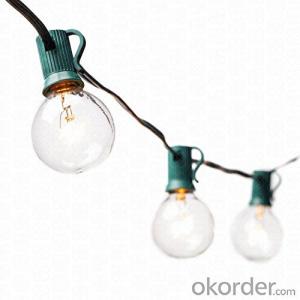 Vintage G40 Globe Bulb Patio Light String Fancy String Light for Decoration
