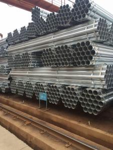 Hot dip galvanized welded steel pipe for construction machinery