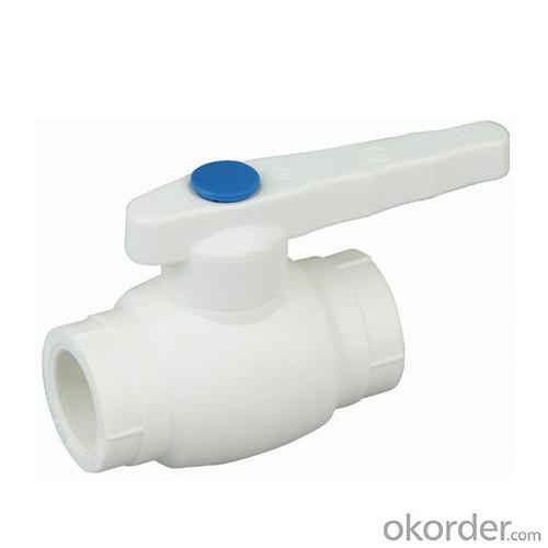 A3 Type PP-R Ball Valve with Brass Ball - Compression Pipe Fittings Plastic System 1