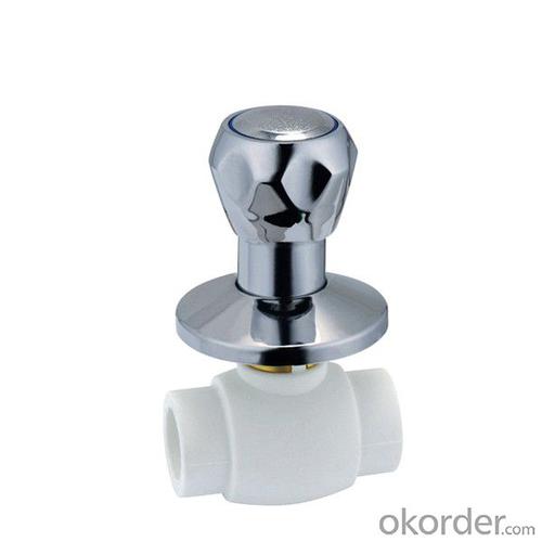 Water Pipe Fittings Plastic B7 Type Luxurious PPR Conceal Installation Ball Valve with Brass Ball System 1