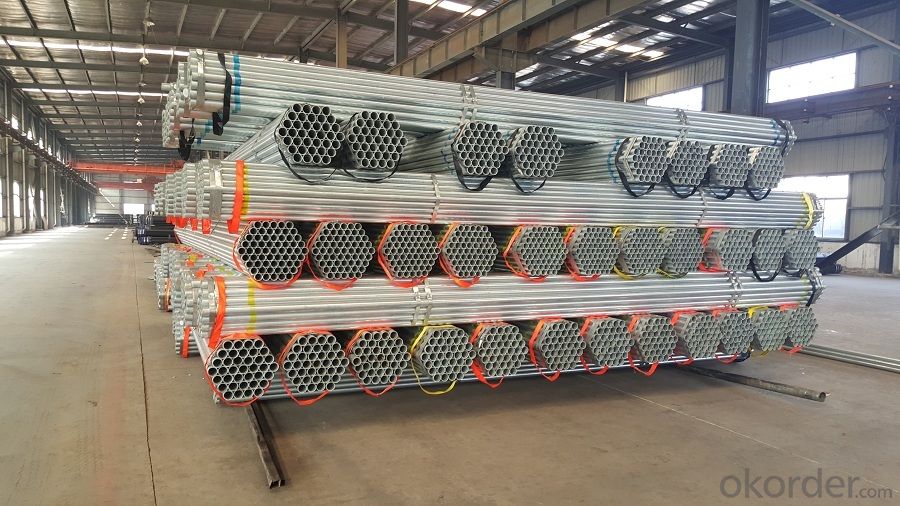 Galvanized welded steel pipe for building construction
