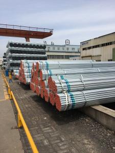 Galvanized welded steel pipe for construction scaffolding