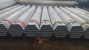 Galvanized welded steel pipe for structure