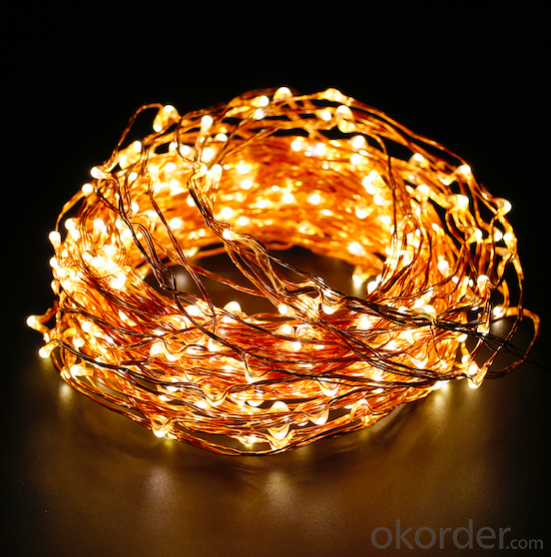 240 Lights micro LED copper wire light decorative light waterproof hanging socket outdoor light
