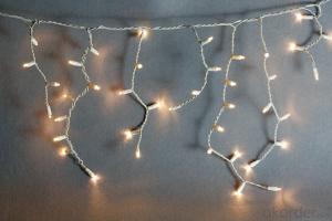 LED curtain light string decorative light waterproof hanging socket outdoor light System 1