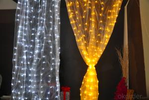 LED curtain light string with curtain 110v mini bulb light led candle light System 1