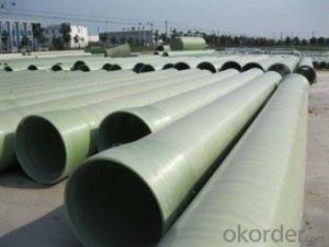 GRP pipe with sand filler made in China