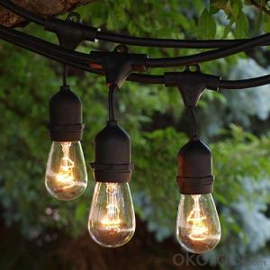 New Arrivals! LED Bulb S14 E26 48 Feet 24 Bulb for Holiday and Outdoor Decoration