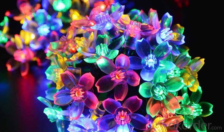 New LED Multi Color Sakura Solar String Lights Garden Party Christmas Outdoor