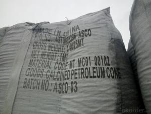 Calcined Pitch Coke with Ash 0.5 percent max  used as Carbon Raiser System 1