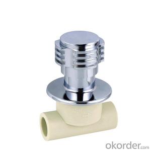 PP-R concealed porcelain core valve with SPT Brand