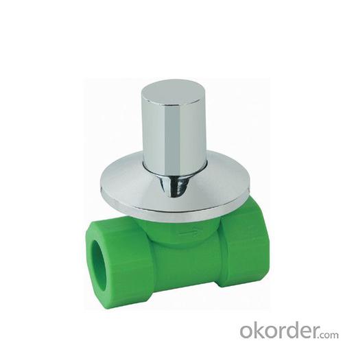 Dura Plastic Pipe Fittings PPR Single Female Threaded Concealed Stop Valve System 1