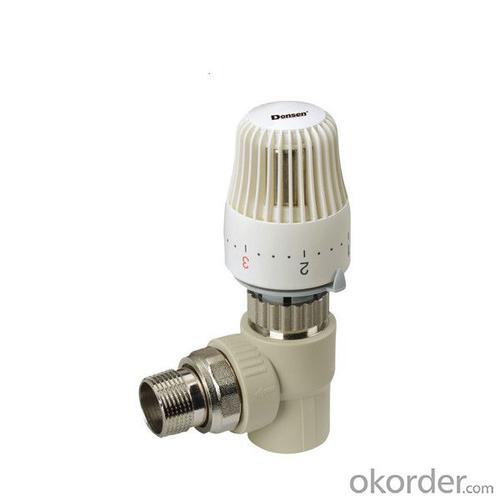 Plastic Pipe Crimp Fittings PPR Elbow Stop Valve with Temperature Control Automatically System 1