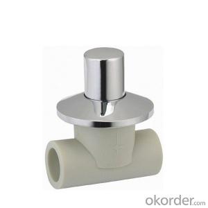 PP-R   Concealed  stop valve with SPT Brand System 1