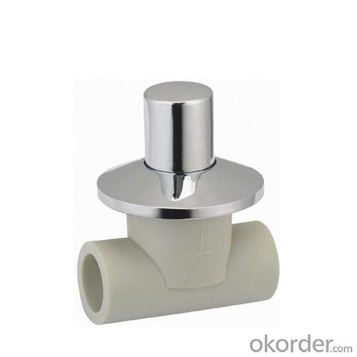 28mm Plastic Pipe Fittings - PP-R Concealed Stop Valve with SPT Brand System 1