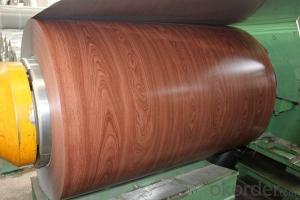 Wooden Grain Coating Aluminium Coil AA3003 for Decoration