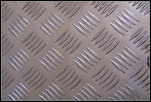 Five Bar Checkered Aluminum Sheet for Automotive Body