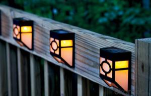 Outdoor Waterproof Fence Solar Post Cap Light 2016 New Product System 1
