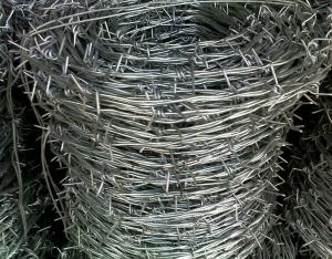 Iowa Pattern 2 Ply 4 Point Strand Wire PVC Coated Barbed Wire System 1