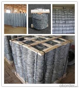 Hot DIP Galvanized Barbed Wire In Good Quality System 1