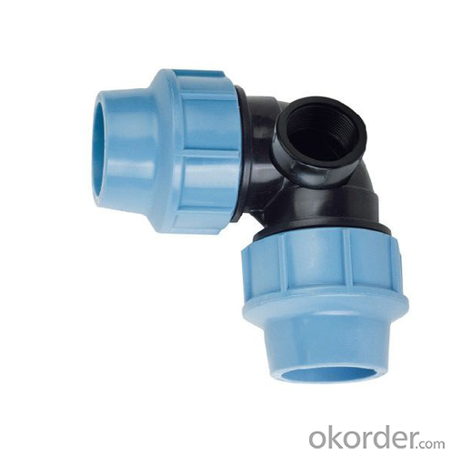 Plastic Pipe Fittings Home Depot PP-R 90° Elbow with Lateral Threaded Female Take Off System 1