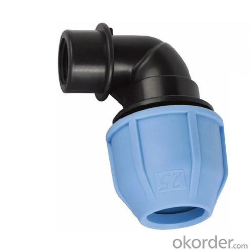 1/2 Inch PP-R 90° Elbow with Threaded Female Take Off - SPT Brand Plastic Pipe Fittings System 1