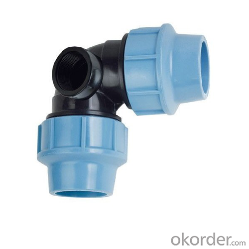 22mm PPR 90° Elbow with Lateral Threaded Female Take Off Plastic Pipe Fittings System 1