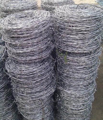 Galvanized Barbe Wire/Twist Barbed Wire Bwg14X14, 16X16 Double Strand System 1