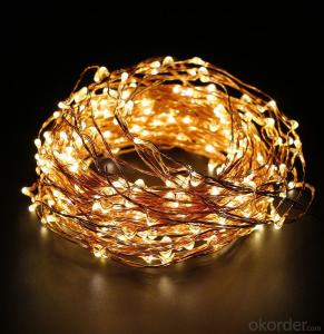 240 Lights Micro LED  Copper Wire String Light with 120V Adapter for Holiday Decoration. System 1